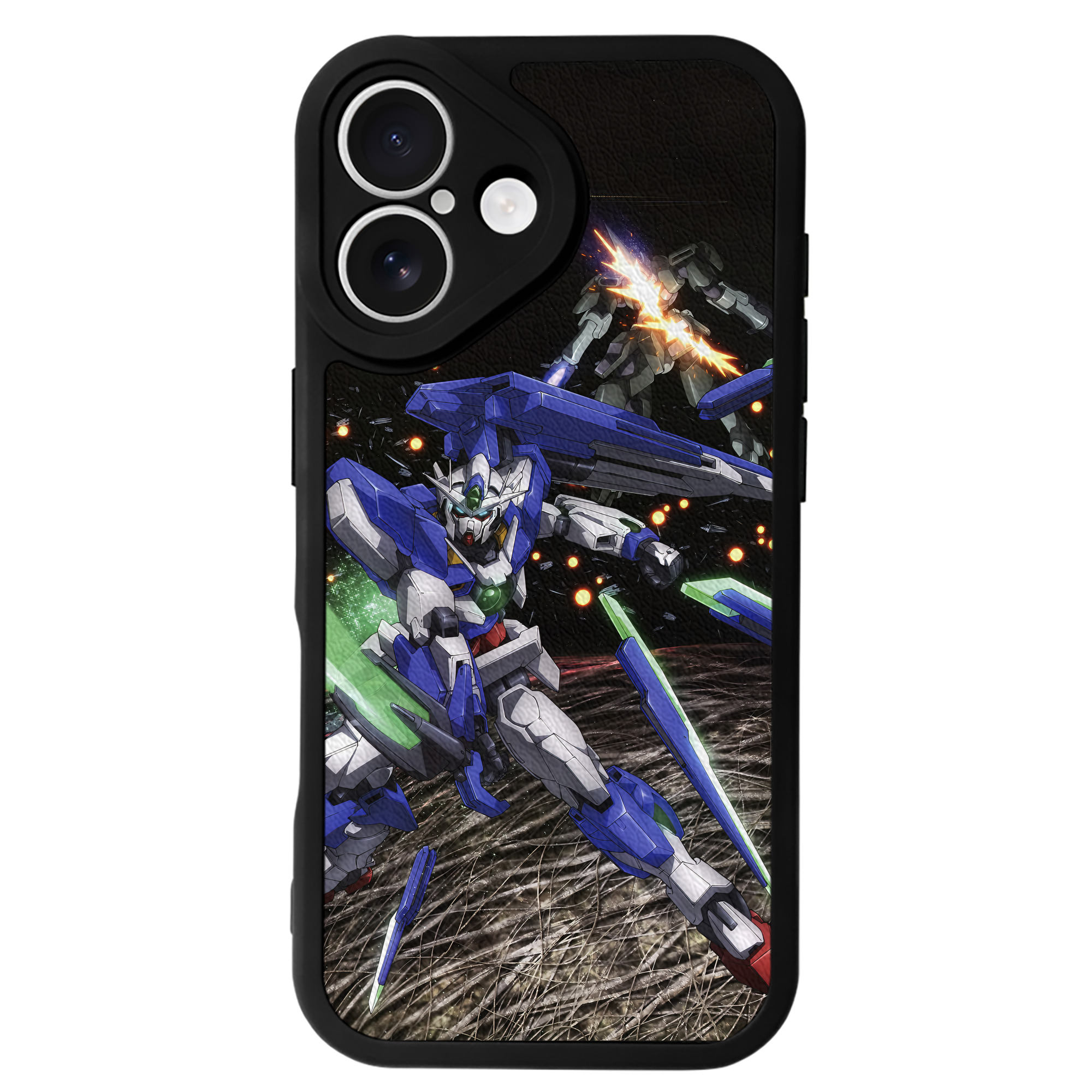 （画像用） 機動戦士ガンダム Mobile Suit Gundam 【iPhone 16シリーズ対応】シリコンスマホケース（レザー調） 材質：シリコン